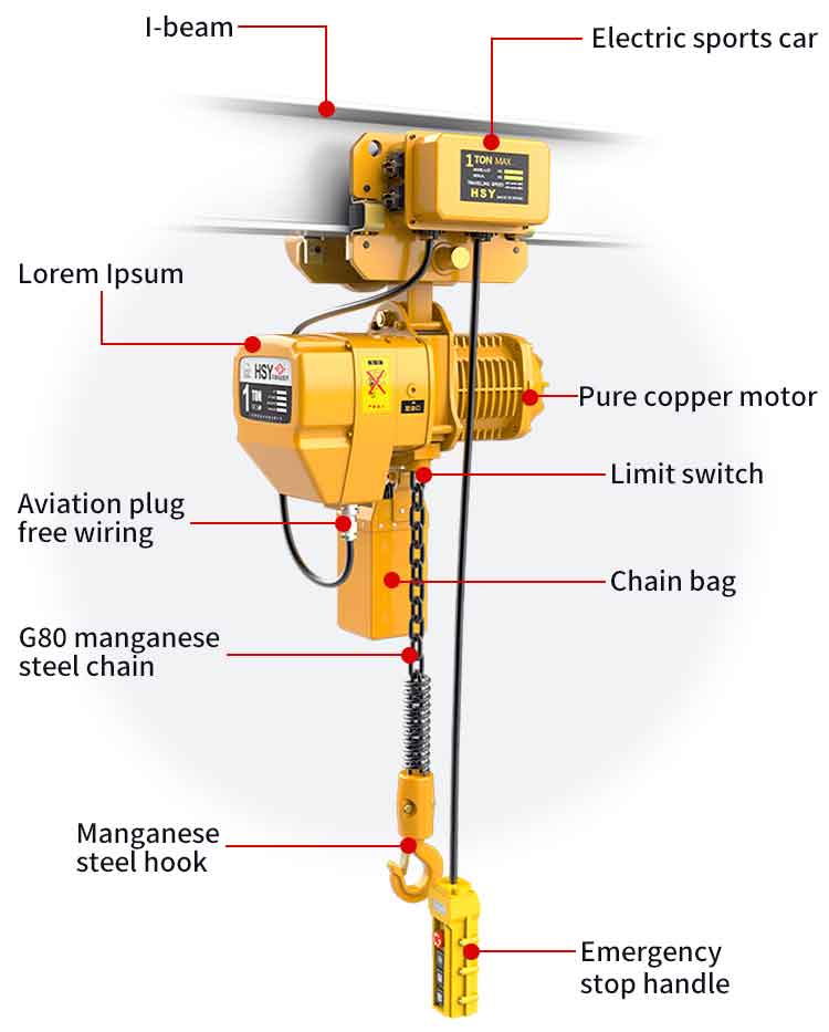 How to adjust the electric hoist brake