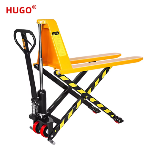 Can lift higher pallet truck