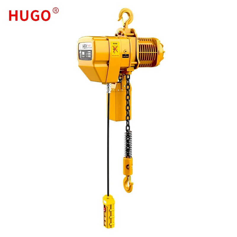 What are the advantages of electric hoists compared to traditional cranes?